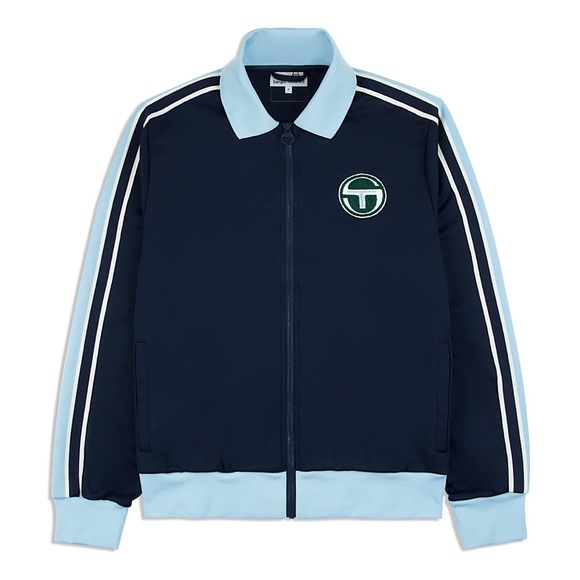 Sergio Tacchini MONTE TRACK JACKET ARCHIVIO- MARITIME BLUE & PANTS SET - Picture 3 of 14